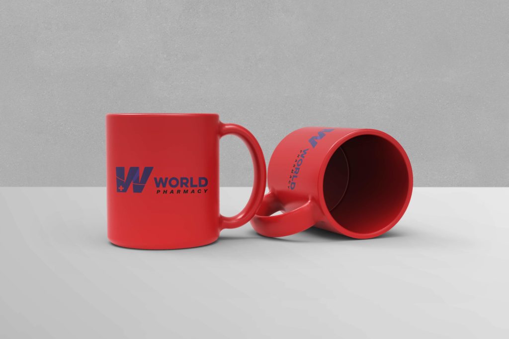 Mug Collateral - World Pharmacy Branding by Gonzalo Peral